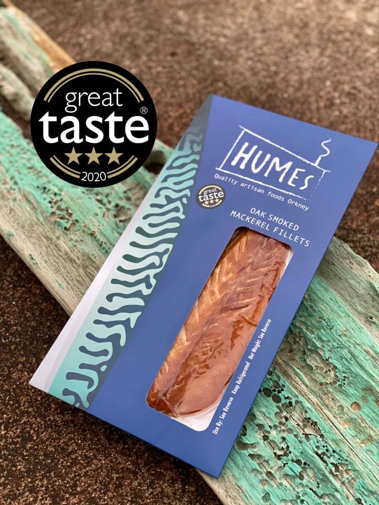 Humes Smoked Mackerel - Great Taste 3 star award
